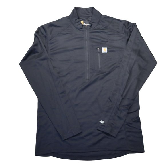 Carhartt Other - Carhartt Base Layer Mens Black Midweight Quarter Zip NEW MBL105